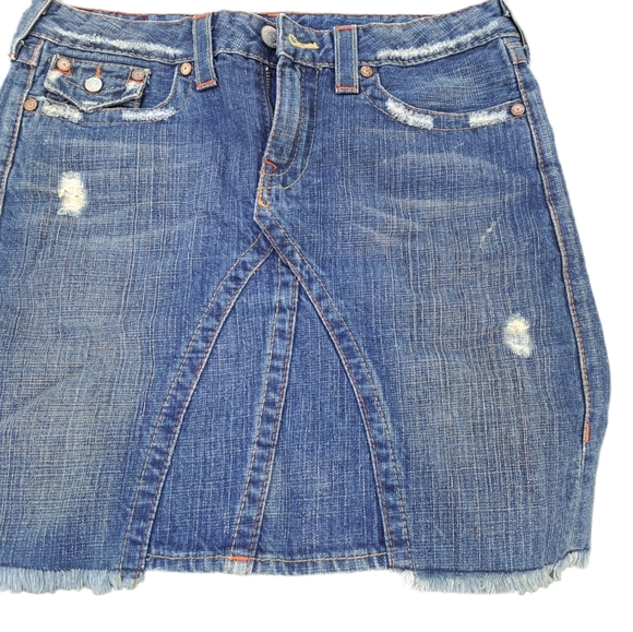 True Religion Skirts True Religion Denim Skirt Poshmark
